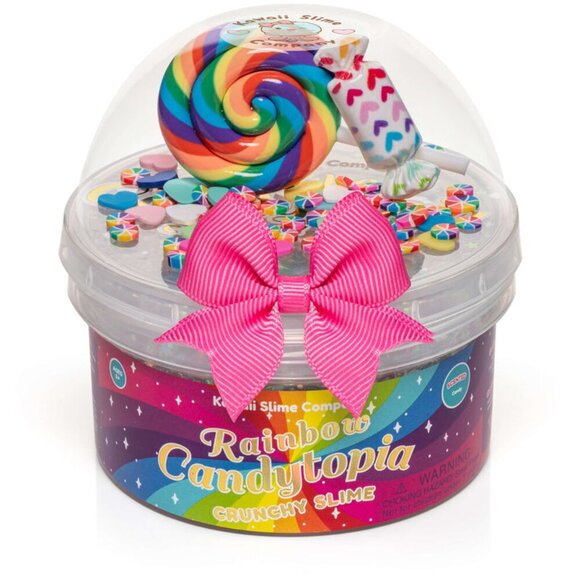 Kawaii Slime Other - Rainbow Candytopia Crunchy Slime